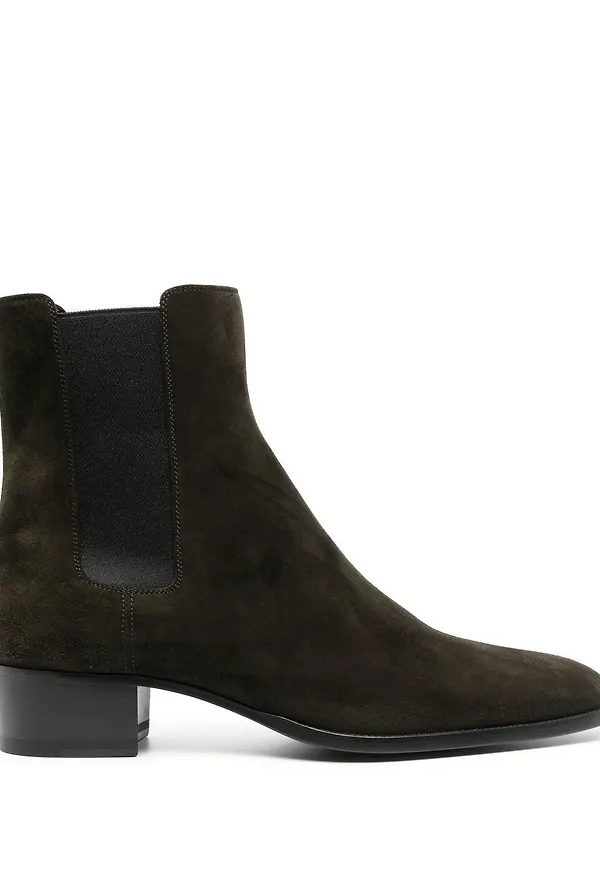 Saint Laurent Wyatt snöstövlar - Brun