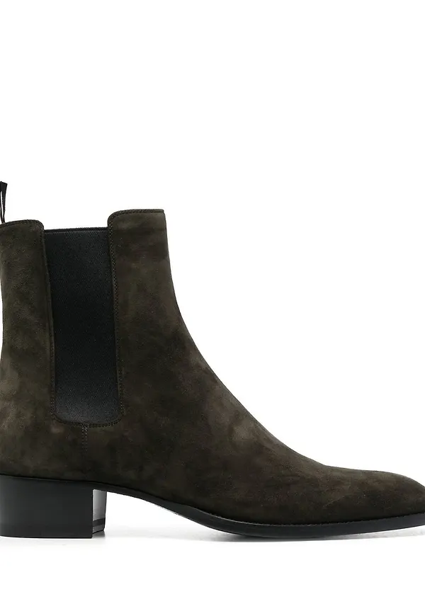 Saint Laurent Wyatt stövletter - Grön