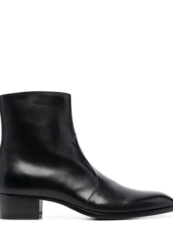 Saint Laurent Wyatt stövletter - Svart