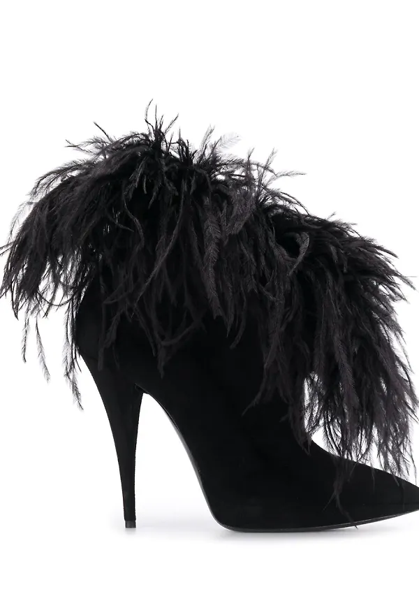 Saint Laurent Zizi stövletter - Svart
