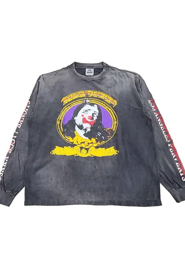SAINT MXXXXXX sweatshirt med grafiskt tryck - Svart