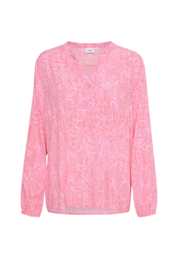 Saint Tropez - Blus EdaSZ Shirt - Rosa