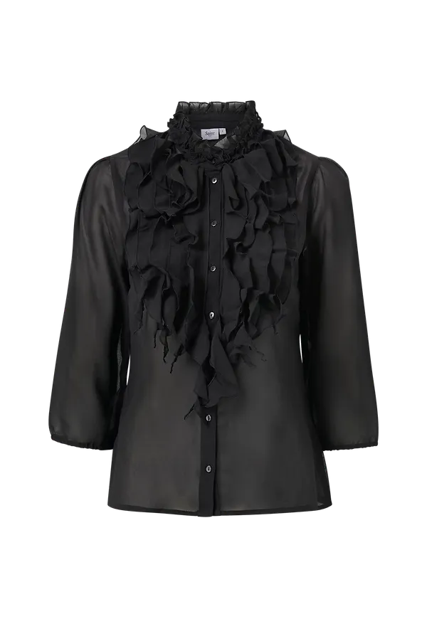 Saint Tropez - Blus LiljaSZ 3/4 Shirt - Svart