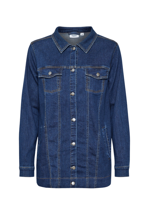 Saint Tropez - Jeansjacka LaraSZ Jacket - Blå