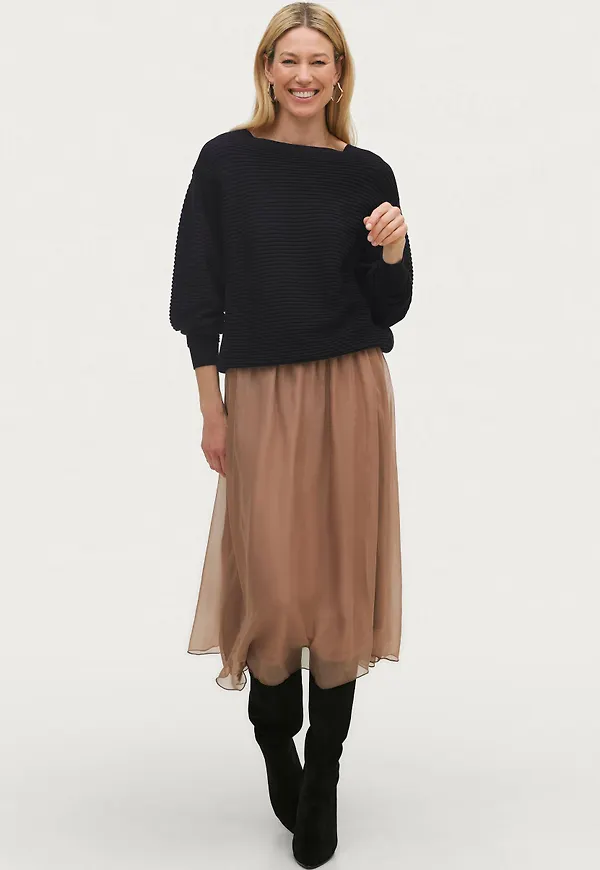 Saint Tropez - Kjol CoralSZ Skirt - Brun