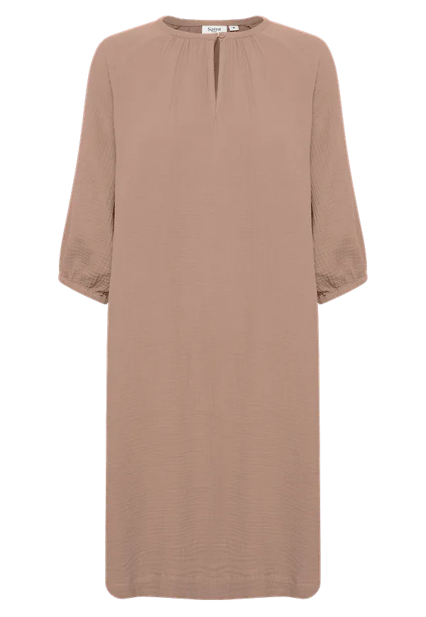 Saint Tropez - Klänning LuiSZ Dress - Beige