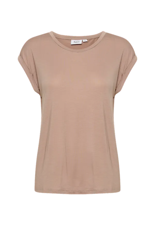 Saint Tropez - Topp Adelia SS T-shirt - Beige