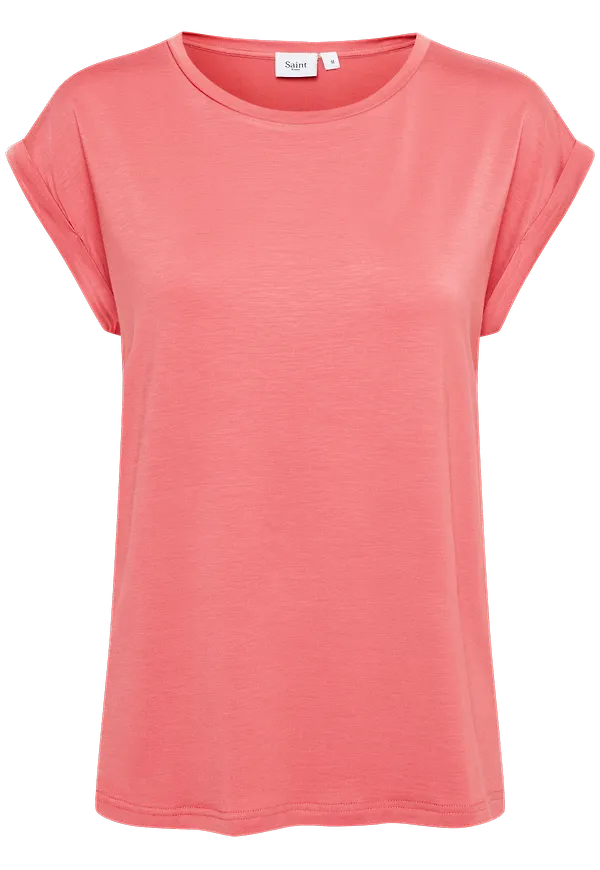 Saint Tropez - Topp Adelia SS T-shirt - Rosa