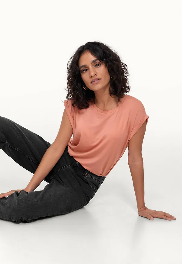 Saint Tropez - Topp Adelia SS T-shirt - Rosa