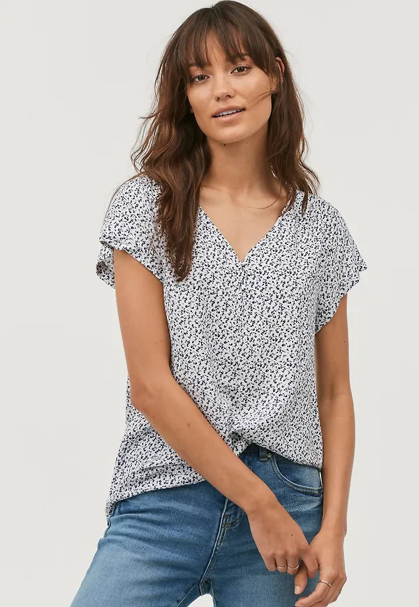 Saint Tropez - Topp Daisy - Vit