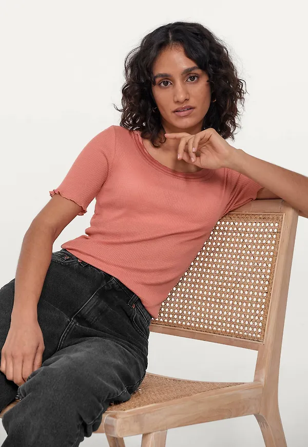 Saint Tropez - Topp GloriaSZ SS T-shirt - Rosa