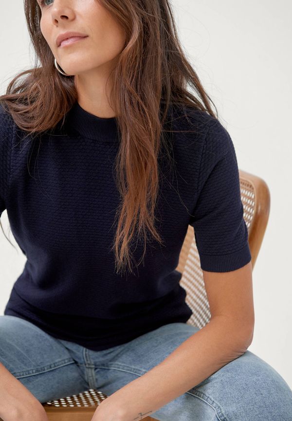 Saint Tropez - Topp Knit Pullover - Blå