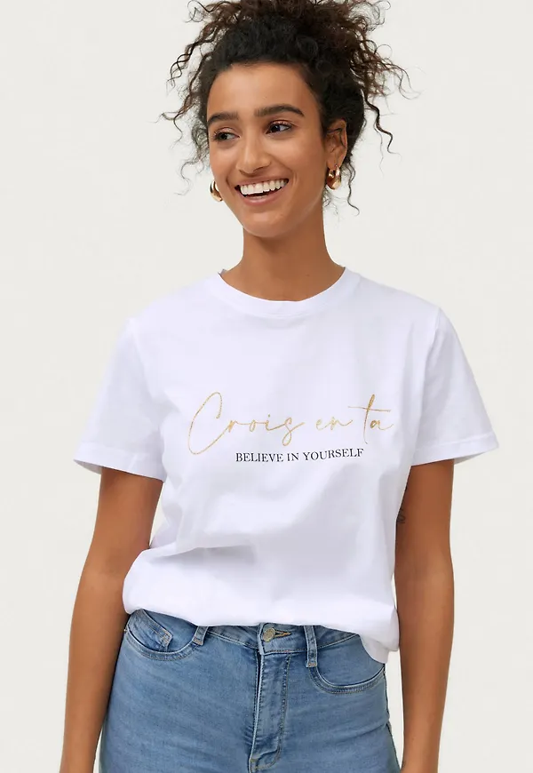Saint Tropez - Topp LijiSZ T-Shirt - Vit