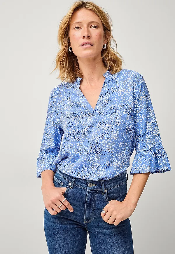 Saint Tropez - Blus UedaSZ Blouse - Blå
