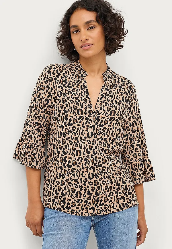 Saint Tropez - Blus UedaSZ Blouse - Natur