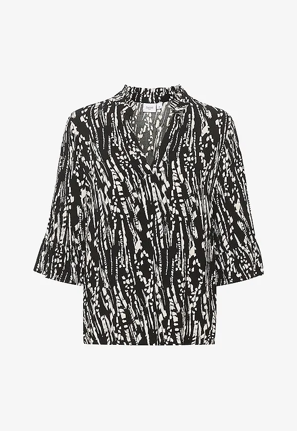 Saint Tropez - Blus UedaSZ Blouse - Svart
