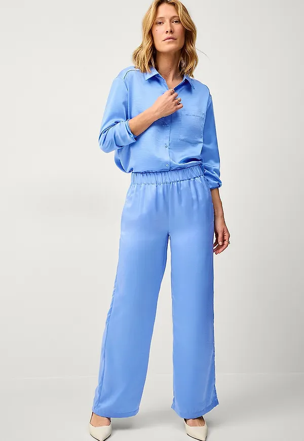 Saint Tropez - Byxor Dinnesz Pants - Blå