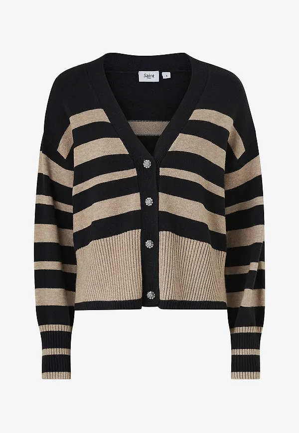 Saint Tropez - Cardigan InetteSZ - Svart