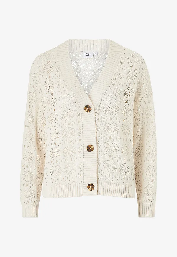 Saint Tropez - Cardigan JunaSZ Cardigan - Vit