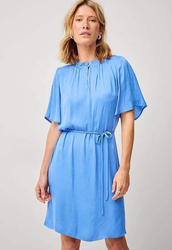 Saint Tropez - Klänning Brianasz Flared Dress - Blå