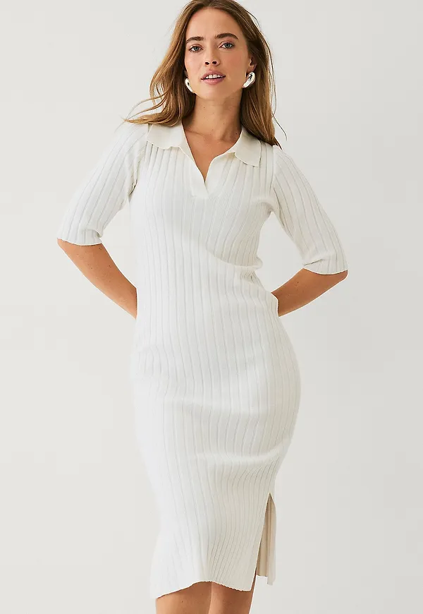 Saint Tropez - Klänning JuannaSZ Polo Dress - Vit
