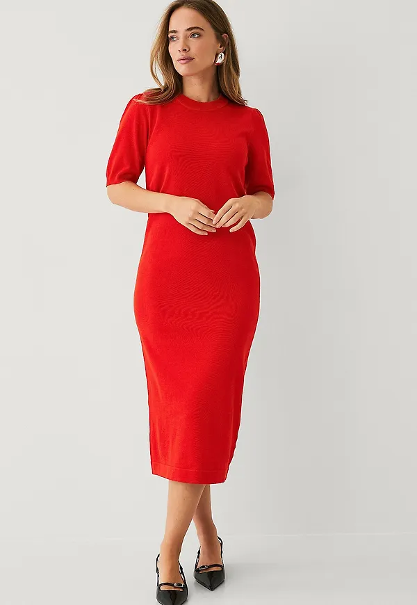 Saint Tropez - Klänning MilaSZ SS Dress - Röd