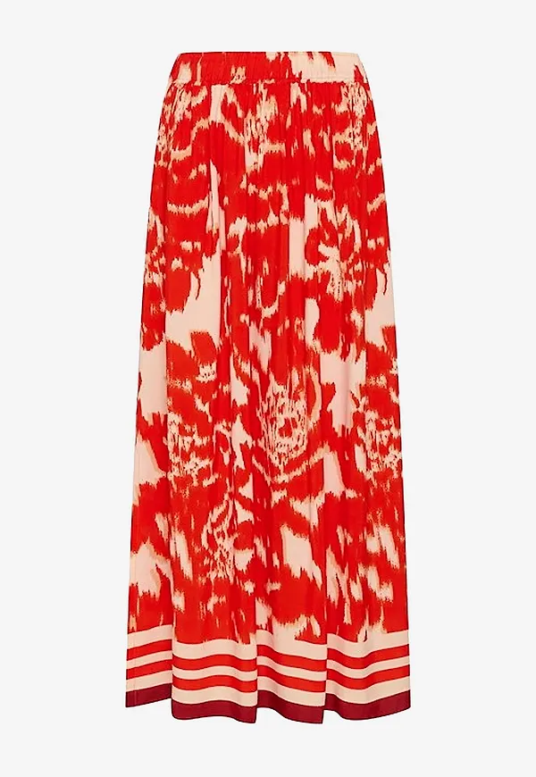 Saint Tropez - Maxikjol KhloeSZ Skirt - Röd