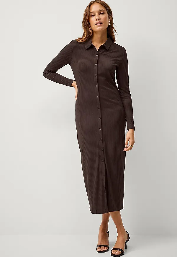 Saint Tropez - Skjortklänning GodaSZ Dress - Brun