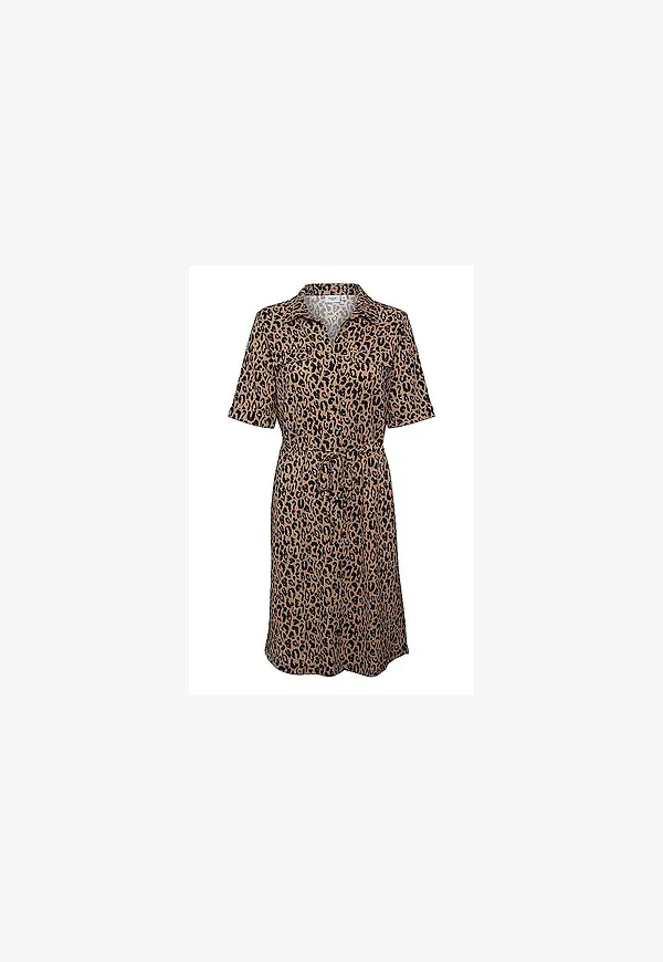 Saint Tropez - Skjortklänning ValdaSZ Dress - Brun