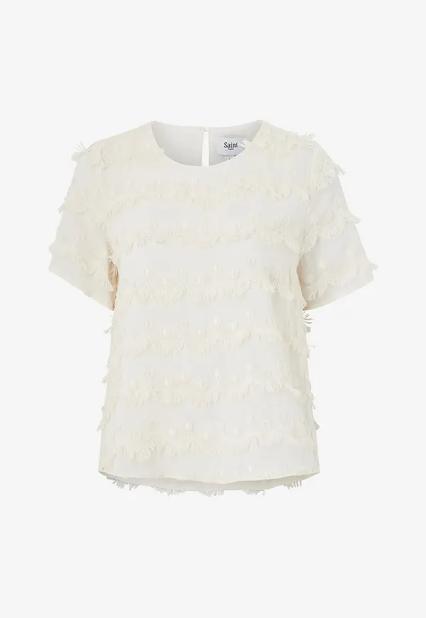 Saint Tropez - Topp JohanetteSZ Blouse - Vit