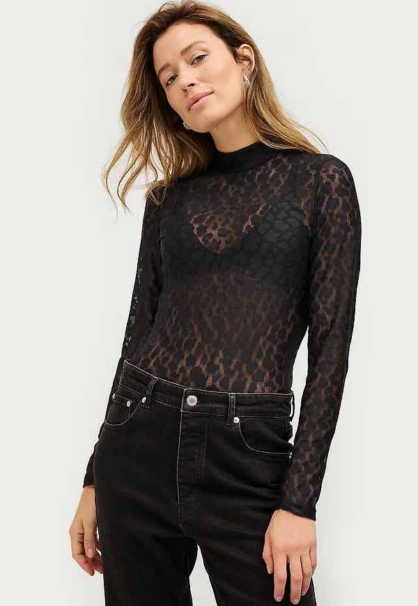 Saint Tropez - Topp Rasminsz Blouse - Svart