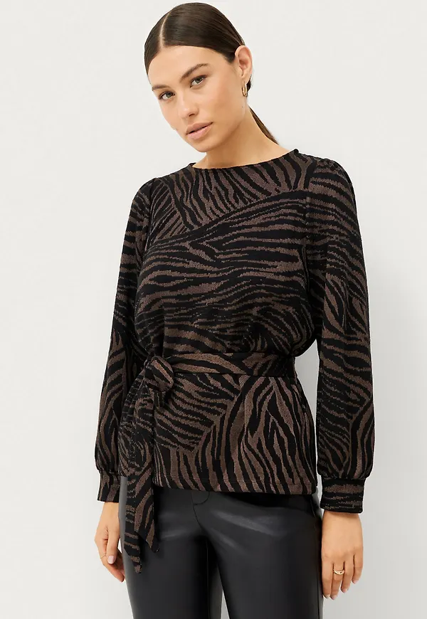 Saint Tropez - Topp ReinaSZ Blouse - Brun - 44
