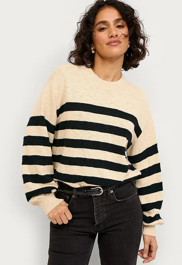 Saint Tropez - Tröja ClarieSZ Pullover - Vit