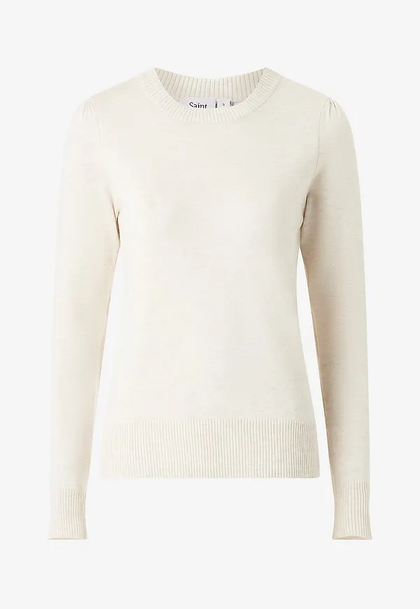 Saint Tropez - Tröja MilaSZ Pullover - Beige