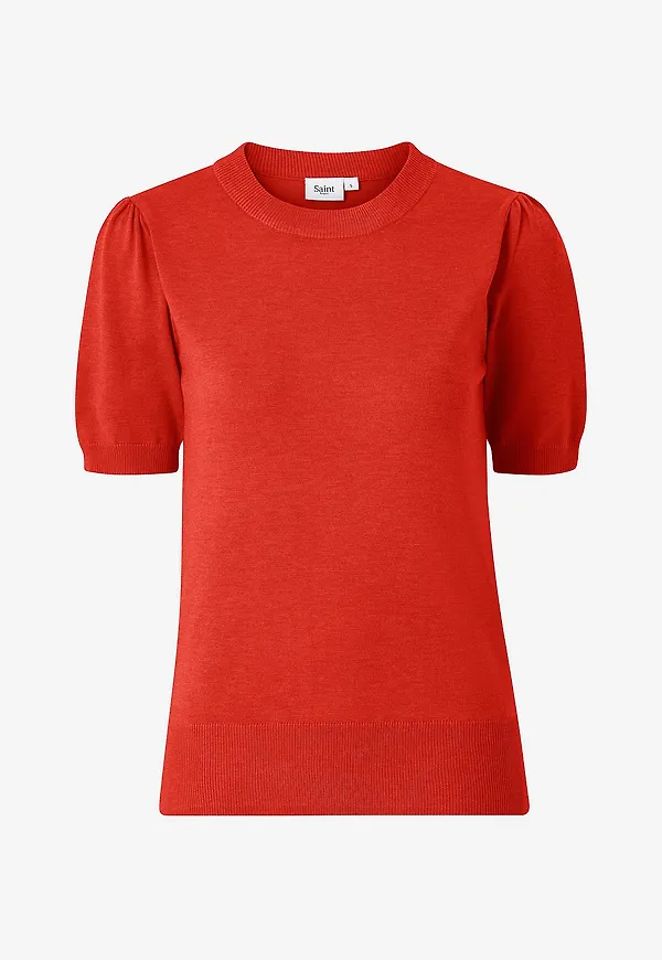 Saint Tropez - Tröja MilaSZ SS Pullover - Röd