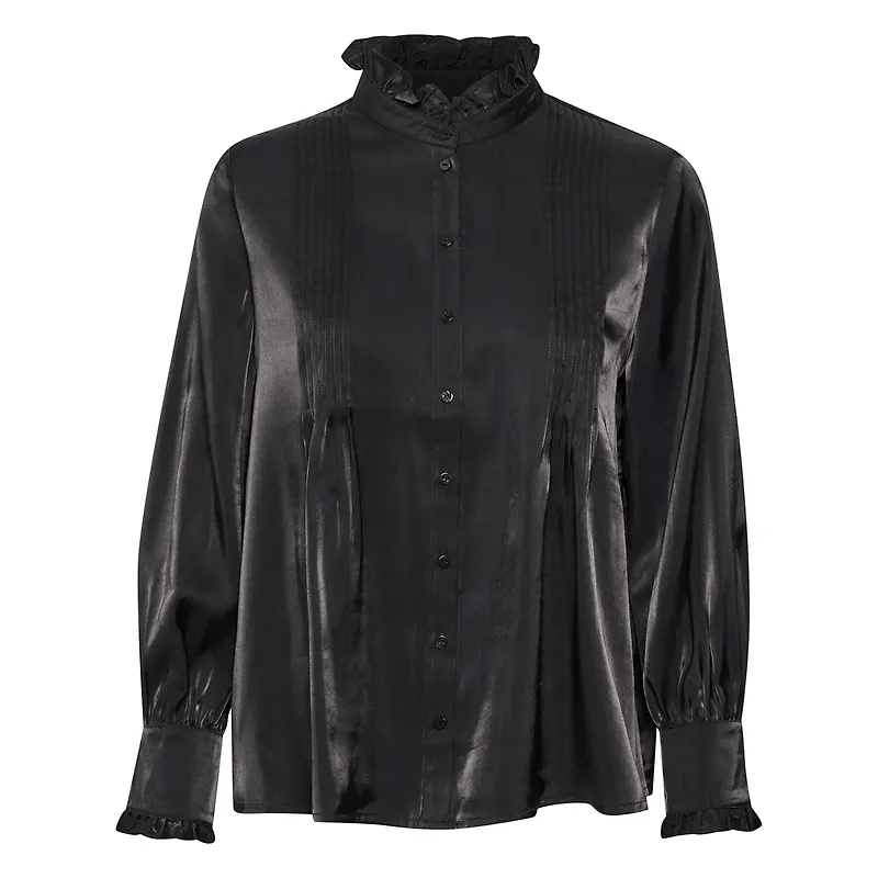 Saint Tropez Binasz blouse Svart, Dam