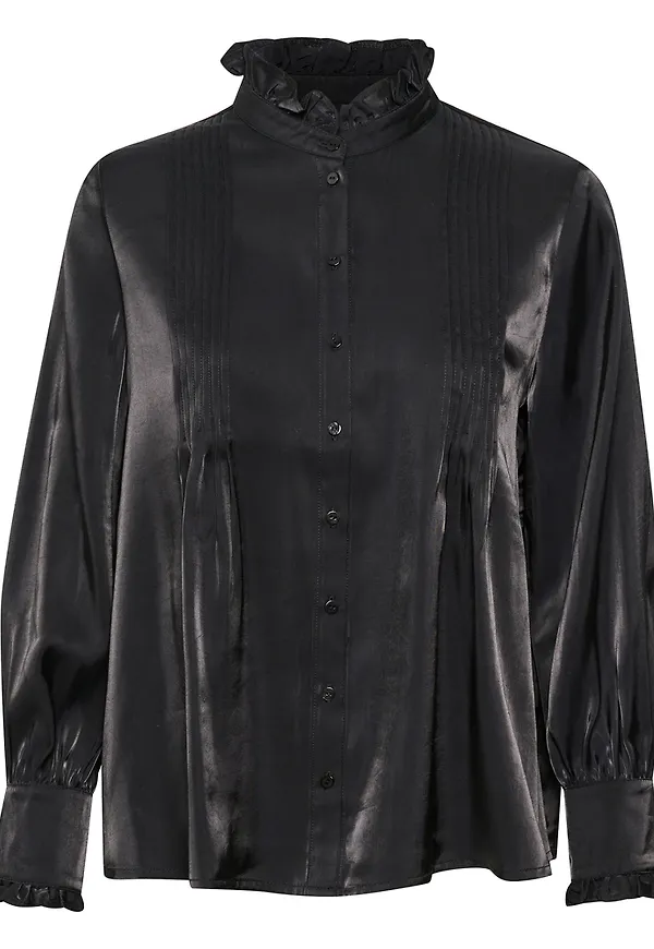 Saint Tropez Binasz blouse Svart, Dam