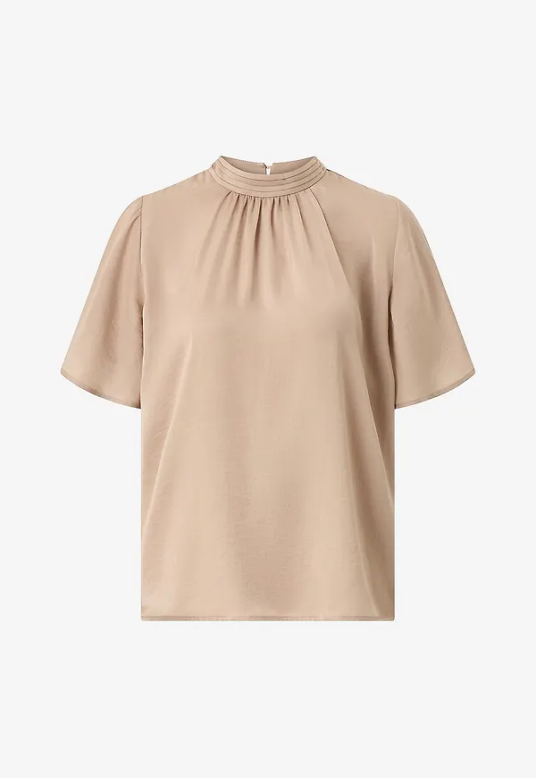 Saint Tropez - Blus AileenSZ Flared Blouse - Beige