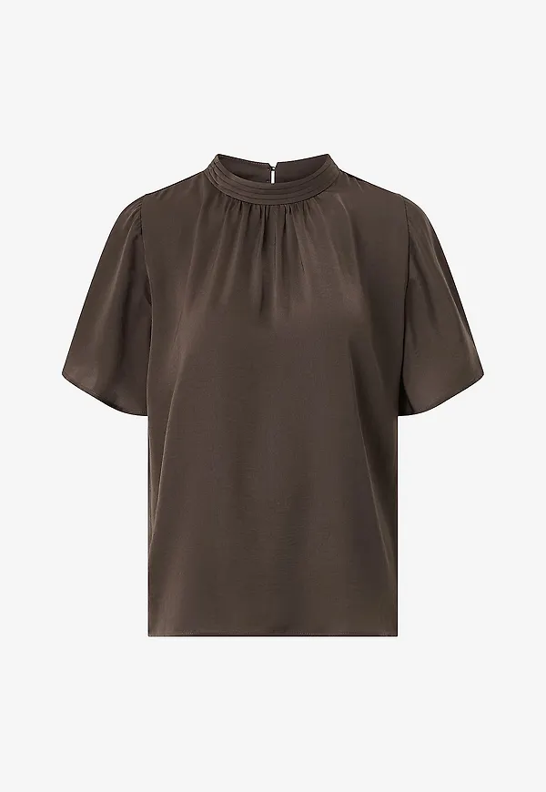 Saint Tropez - Blus AileenSZ Flared Blouse - Brun