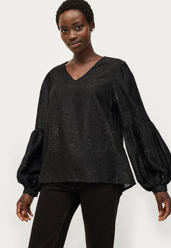 Saint Tropez - Blus BriSZ Blouse - Svart