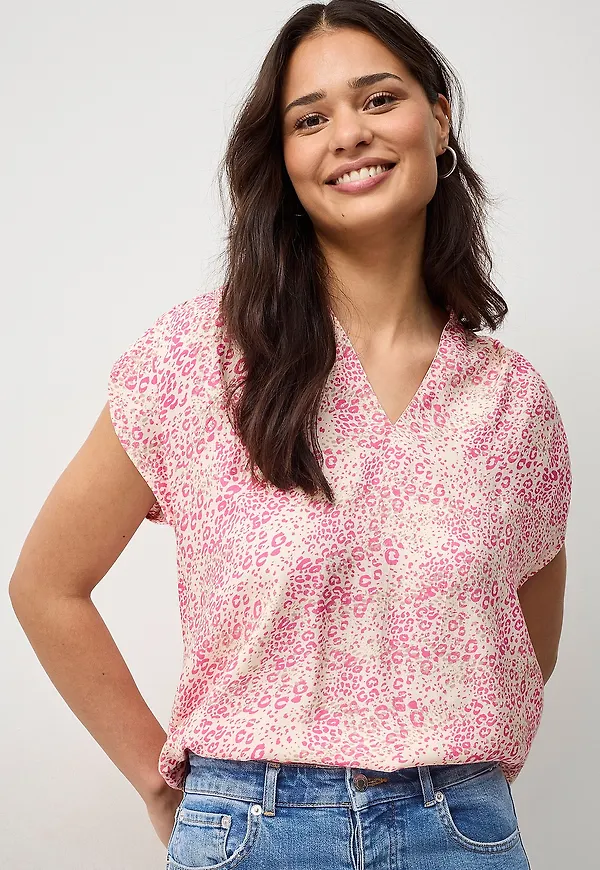 Saint Tropez - Blus DaciaSZ SS Blouse - Rosa