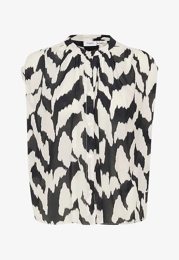 Saint Tropez - Blus KelsieSZ Shirt - Svart