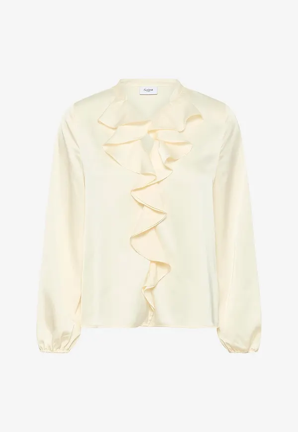 Saint Tropez - Blus Lodisasz Blouse - Vit