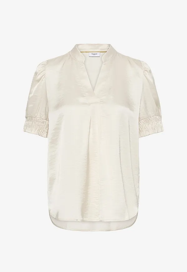 Saint Tropez - Blus PananSZ SS Blouse - Vit