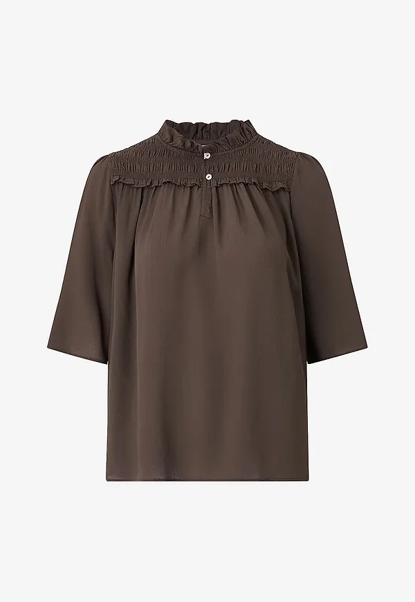 Saint Tropez - Blus ShaktiSZ Blouse - Brun