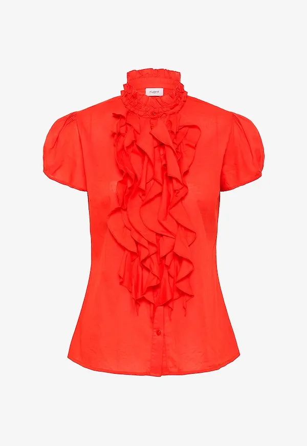 Saint Tropez - Blus TilliSZ SS Shirt - Röd