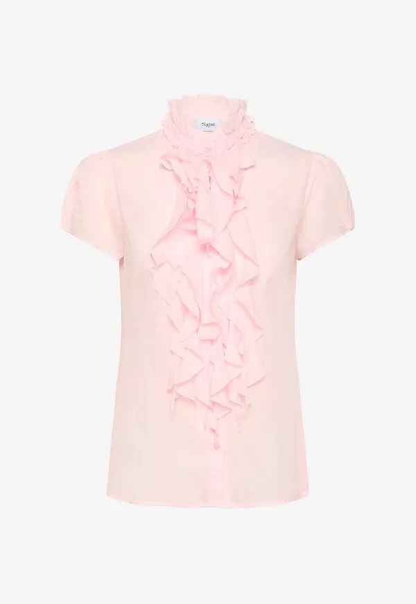 Saint Tropez - Blus TilliSZ SS Shirt - Rosa