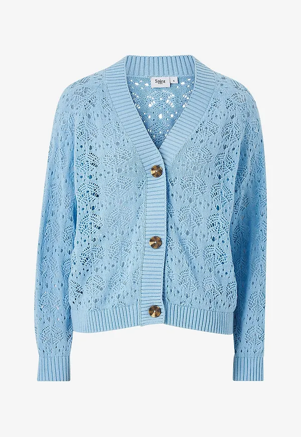 Saint Tropez - Cardigan JunaSZ Cardigan - Blå