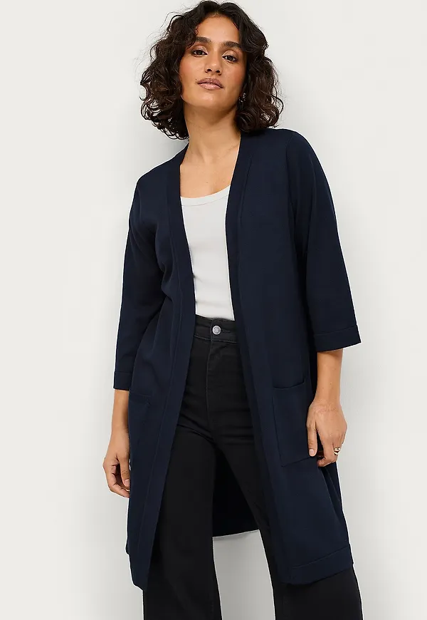 Saint Tropez - Cardigan KilaSZ Open Cardigan - Blå