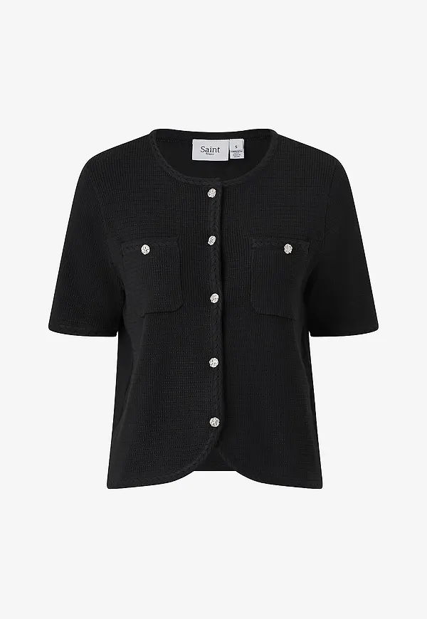 Saint Tropez - Cardigan LeciaSZ - Svart